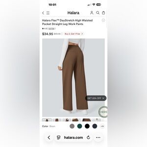 HALARA Daystretch High Wasted Workpants